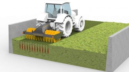 With the SILO KOMPAKT, you achieve in-depth penetration through the feed.