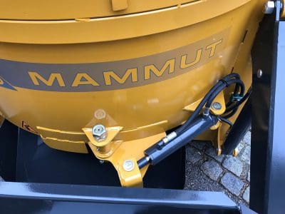 Beton Zwangsmischer hydraulische Schieberöffnung