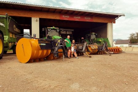 Loonbedrijf Winkler met 2 Silo Fox GIGANT en een Silo Fox KOLOSS