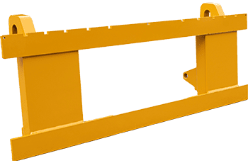 Round bale transport devices - carrier frame